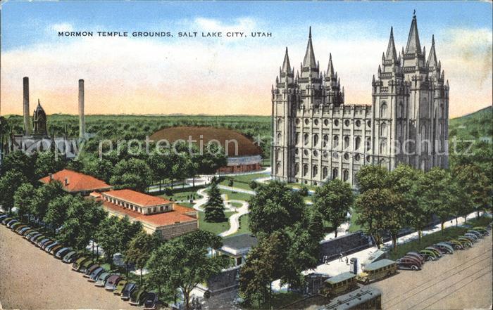 Salt Lake City Mormon Temple Grounds
