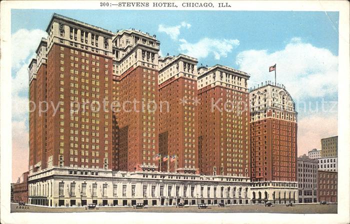Chicago Illinois Stevens Hotel