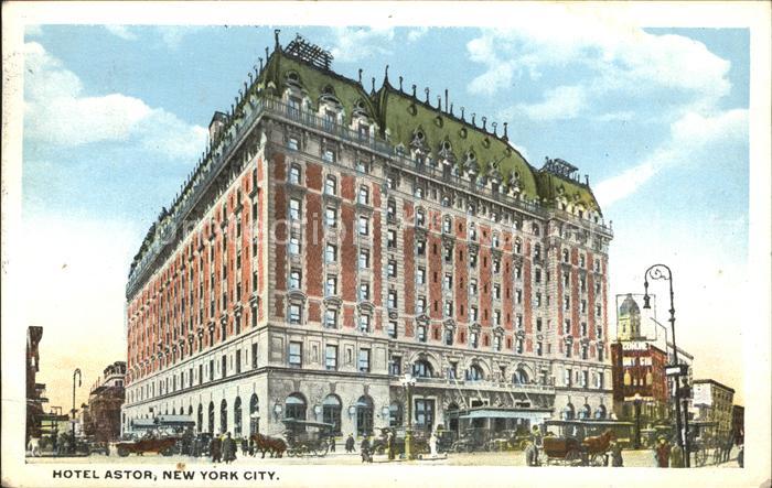 New York City Hotel Astor