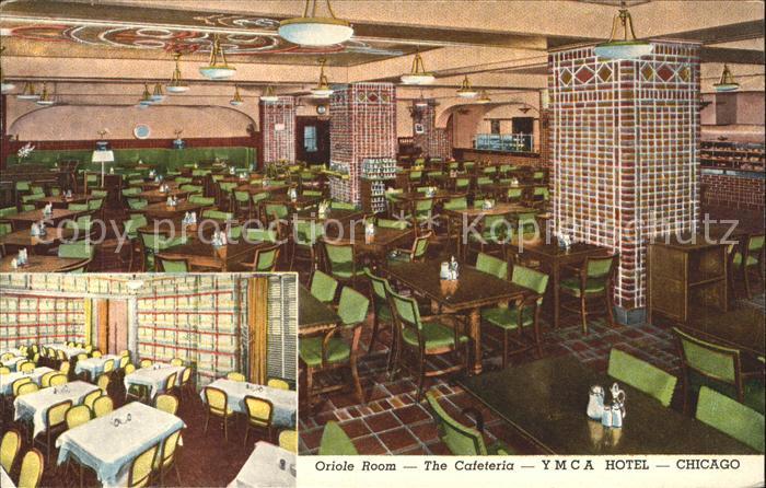 Chicago Illinois YMCA Hotel Cafeteria