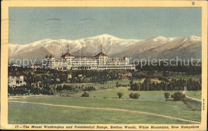 Bretton Woods Mount Washington and Presidential Range