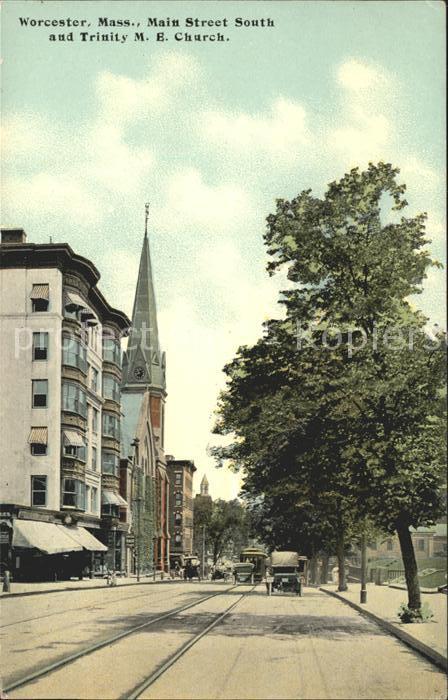 Worcester Massachusetts Main Street Trinity Church