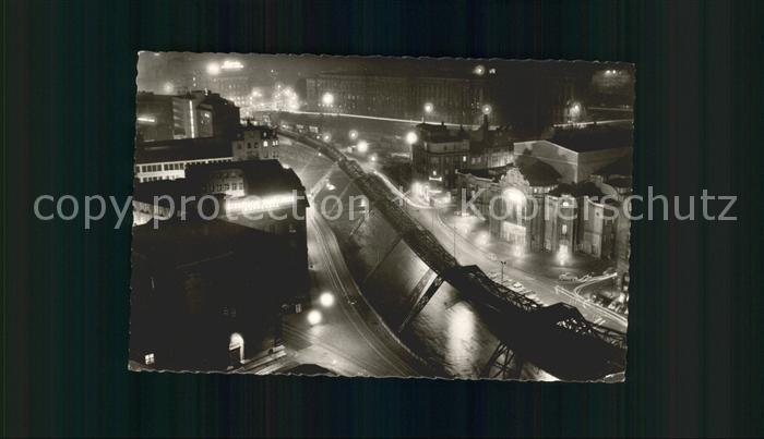 WUPPERTAL NRW Elberfeld Islandufer bei Nacht