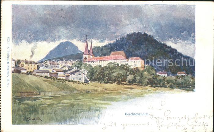 BERCHTESGADEN Bayern Kuenstlerkarte F. Kopallik