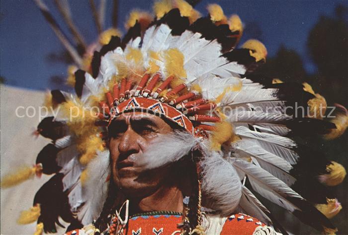 Indianer Native American Indian Chief Big Cloud