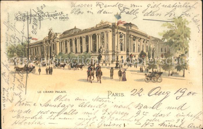 Exposition Universelle Paris 1900 Le Grand Palais