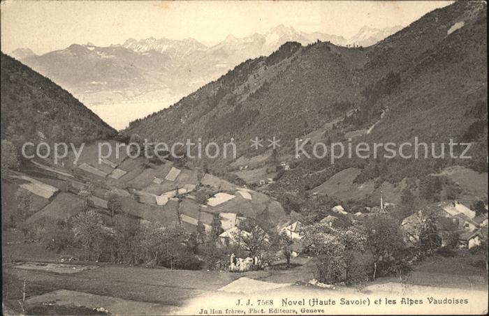 Novel Panorama et les Alpes Vaudoises