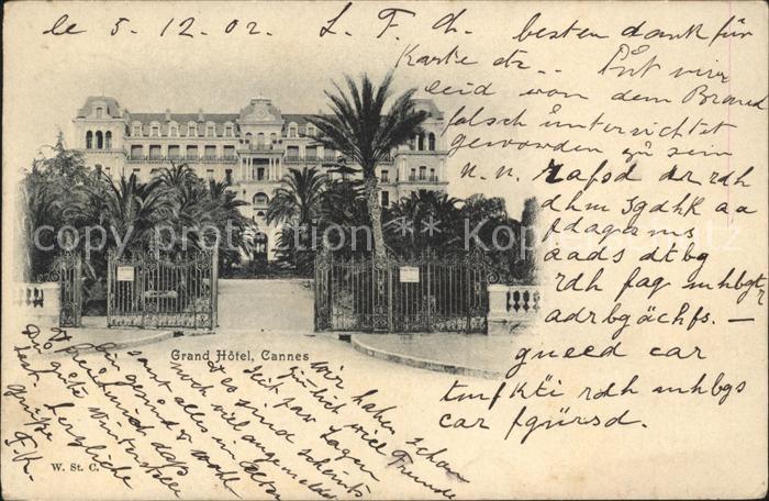 Cannes Alpes-Maritimes Grand Hotel