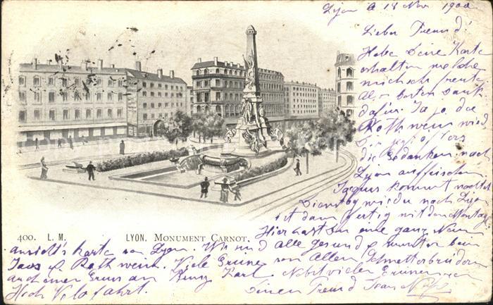 Lyon France Monument Carnot