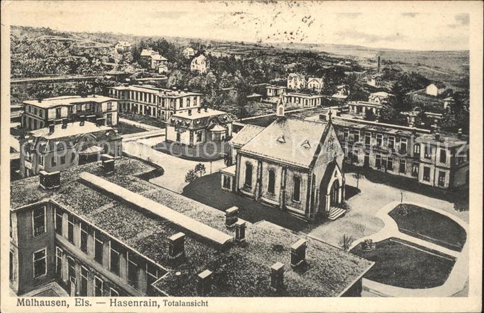 Muelhausen Elsass Hasenrain Totalansicht