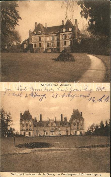 Arrancy Schloss Chateaux de la Bove