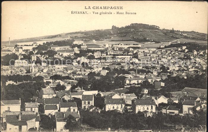 Epernay 51 Vue generale Mont Bernon