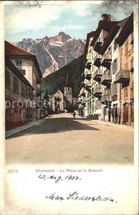 Chamonix La Place et Mont Brevent