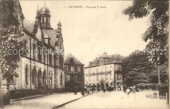 Saverne Bas Rhin Alsace Place de la Gare