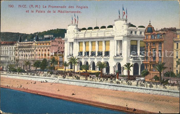 Nice Alpes Maritimes Promenade des Anglais Palais de la Medi