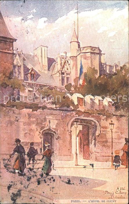 Paris Hotel de Cluny Grand Hotel Peinture Kün