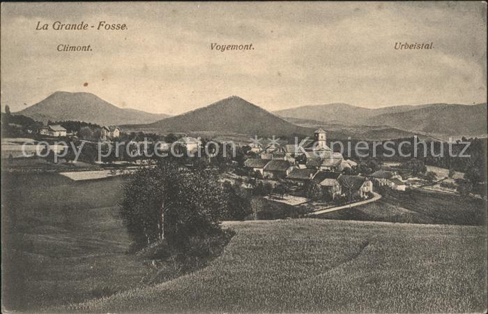 La Grande-Fosse Panorama avec Climont Voyemont et Urbeistal