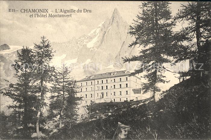 Chamonix Hotel Montanvert Aiguille du Dru