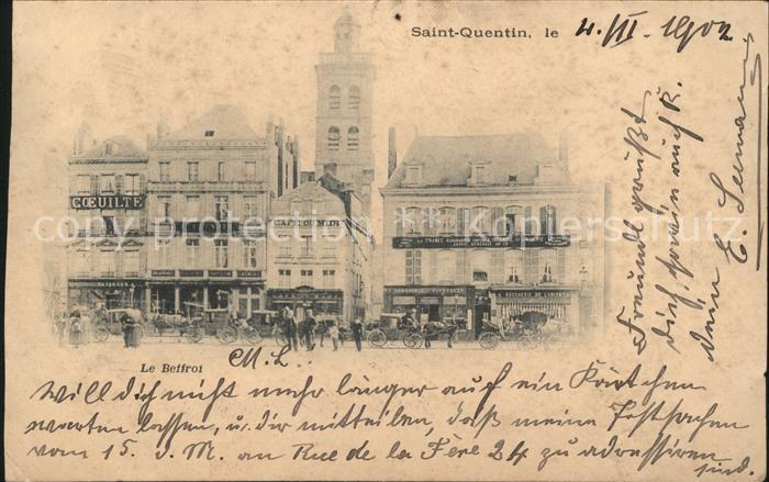 Saint-Quentin 02 Aisne Le Beffroi Glockenturm