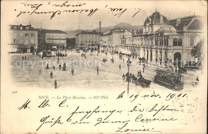 Nice Alpes Maritimes Place Massena Tram