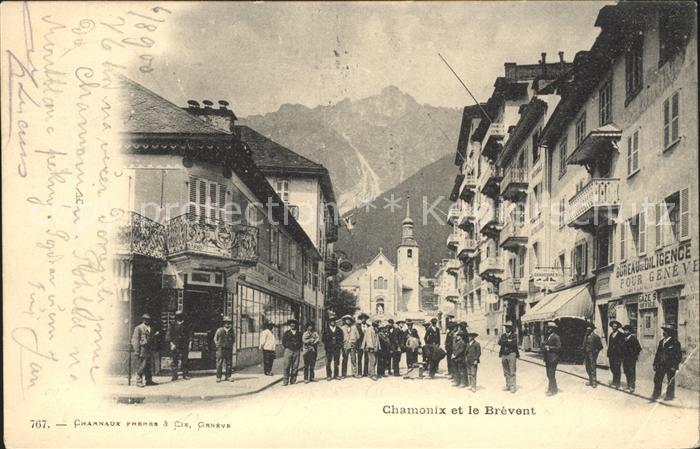 Chamonix et le Mont Brevent