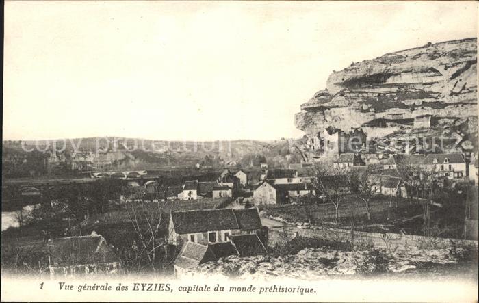 Les Eyzies-de-Tayac-Sireuil Vue generale capitale du monde prehistorique