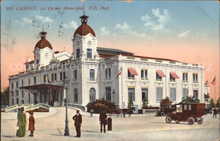 Cannes Alpes-Maritimes Casino Municipal Automobile