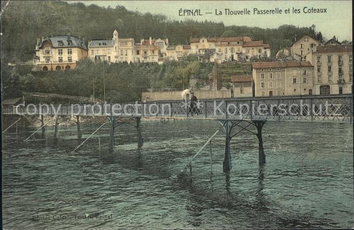 Epinal Vosges Nouvelle Passerelle et les Coteaux