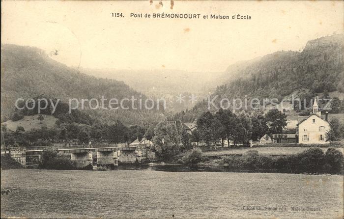 Bremoncourt Pont et Maison d_Ecole