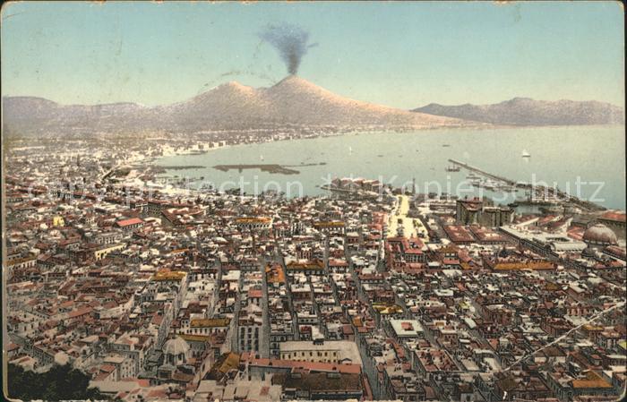 Napoli Neapel Panorama visto da S. Martino