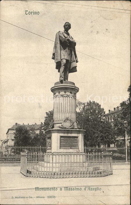 Torino Monumento Massimo d_Azeglio