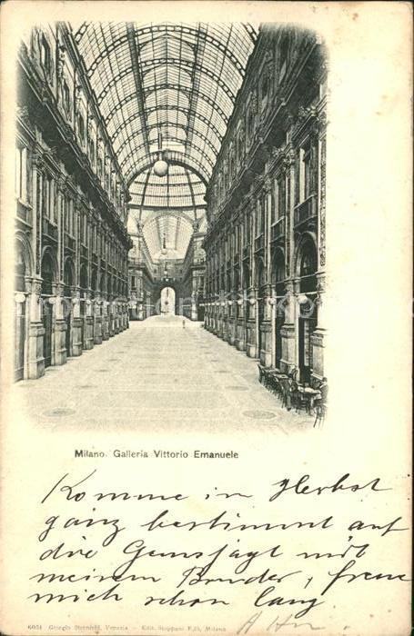 Milano Galleria Vittorio Emanuele