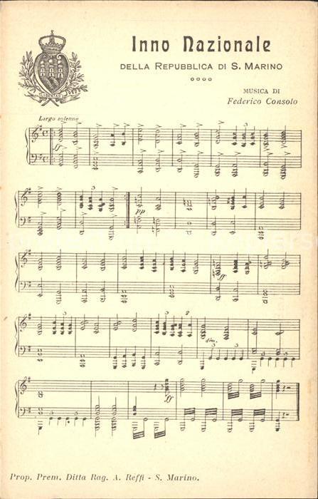 San Marino San Marino Inno Nazionale Federico Consolo
