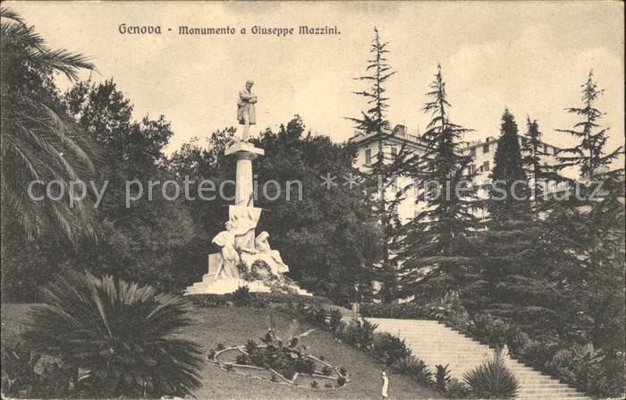 Genova Genua Liguria Monumento Giuseppe Mazzini