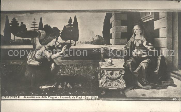 Firenze Florenz Annunziazione della Vergine Leonardo da