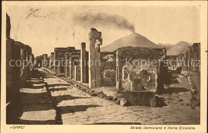 Pompei Strada Domiziano Porta Ercolano