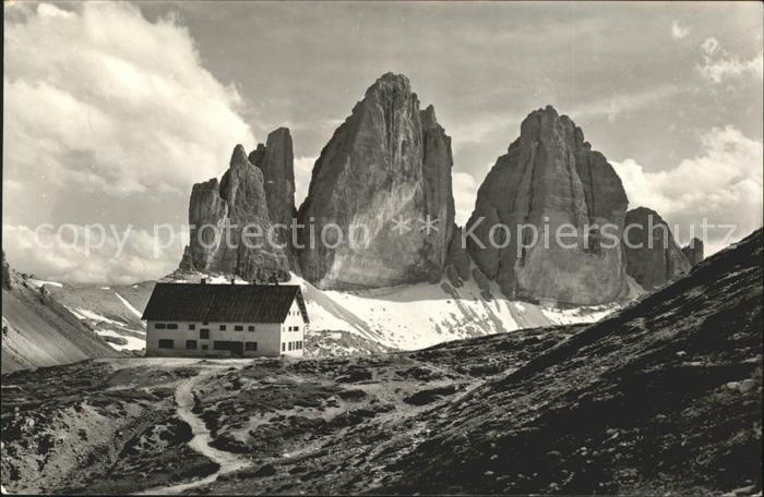 Tre Cime Di Lavaredo Rifugio Locatelli