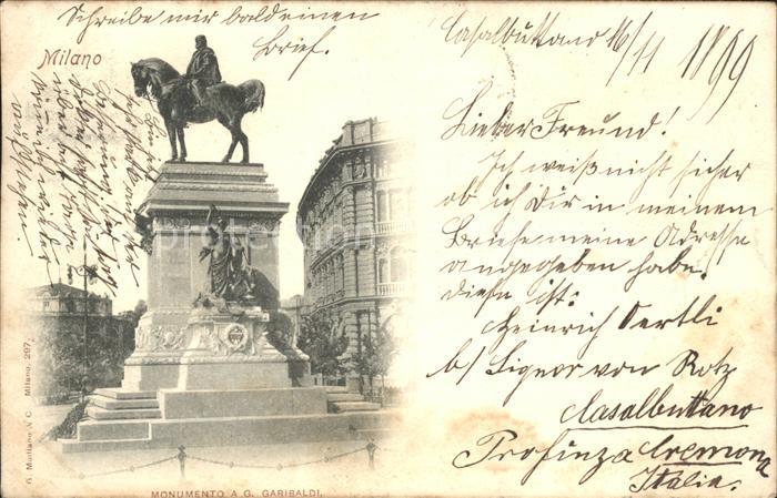 Milano Monumento G. Garibaldi