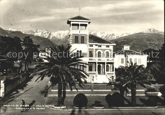 Marina di Massa Villa Doria lungomare Apuane