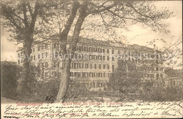 Salsomaggiore Grand Hotel des Thermes giardino