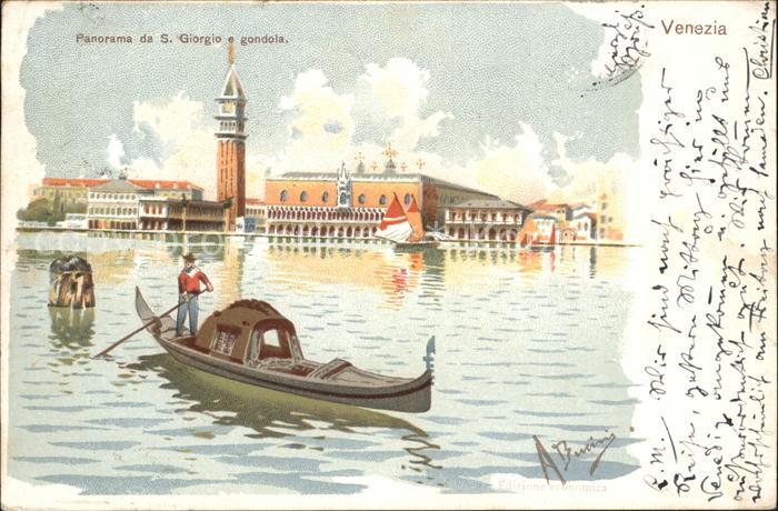 Venezia Venedig S. Giorgio gondola