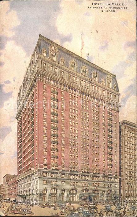 Chicago Illinois Hotel La Salle Madison Street