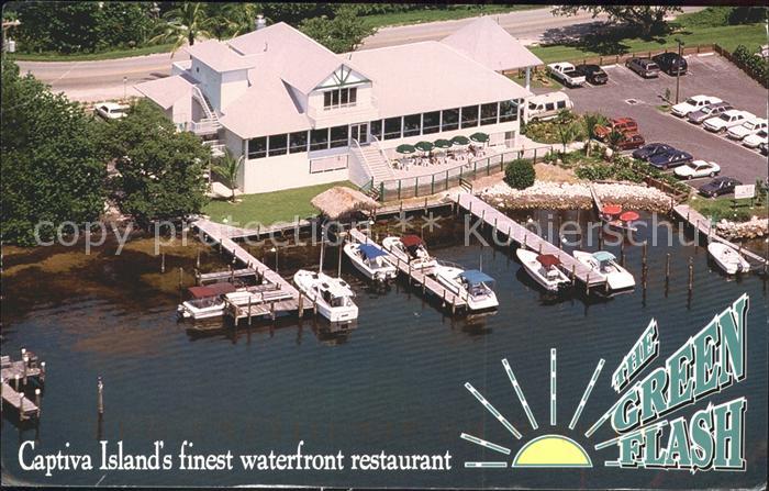 Captiva The Green Flash Restaurant aerial view