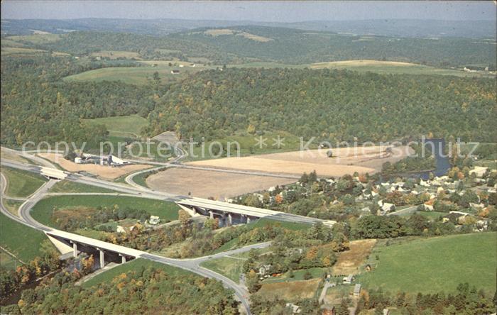 Friendsville Maryland Panorama Bridge aerial view