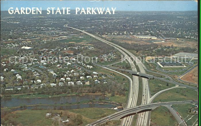 New Jersey US-State Garden State Parkway Highway aerial view