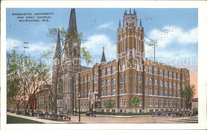 Milwaukee Wisconsin Marquette University and Gesu Church