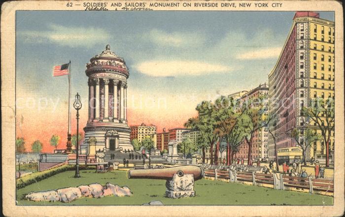 New York City Soldiers und Sailors Monument on Riverside Drive