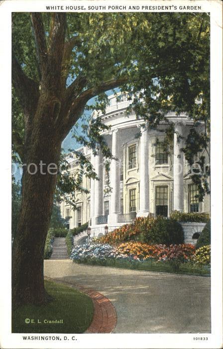 Washington DC White House Presidents Garden