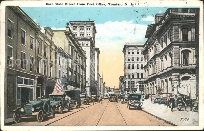 Trenton New Jersey East State Street from Post Office