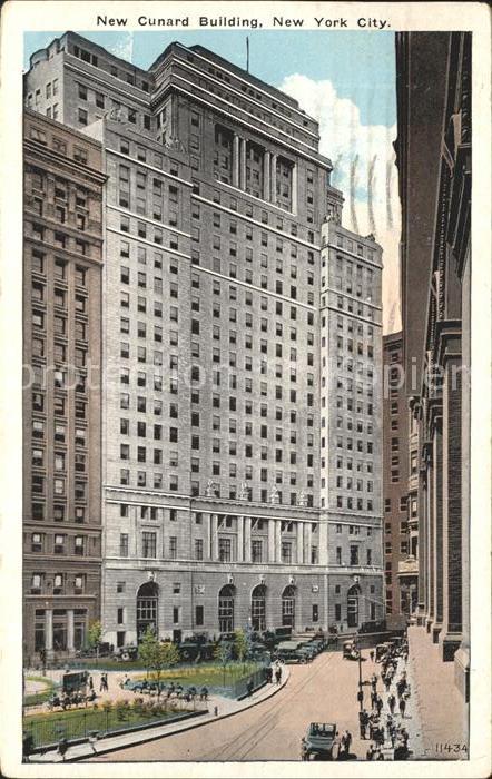 New York City New Cunard Building